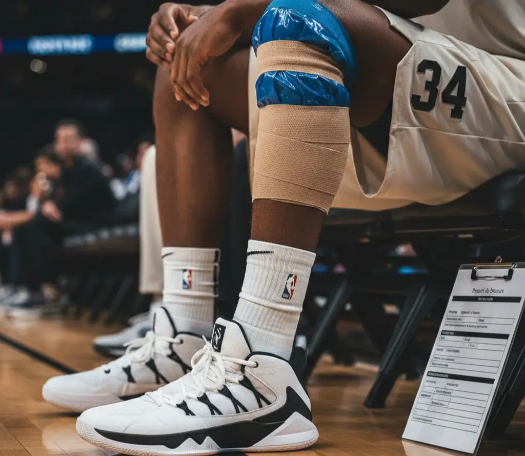 Rapport de blessures NBA avec statut de joueur pour paris sportifs